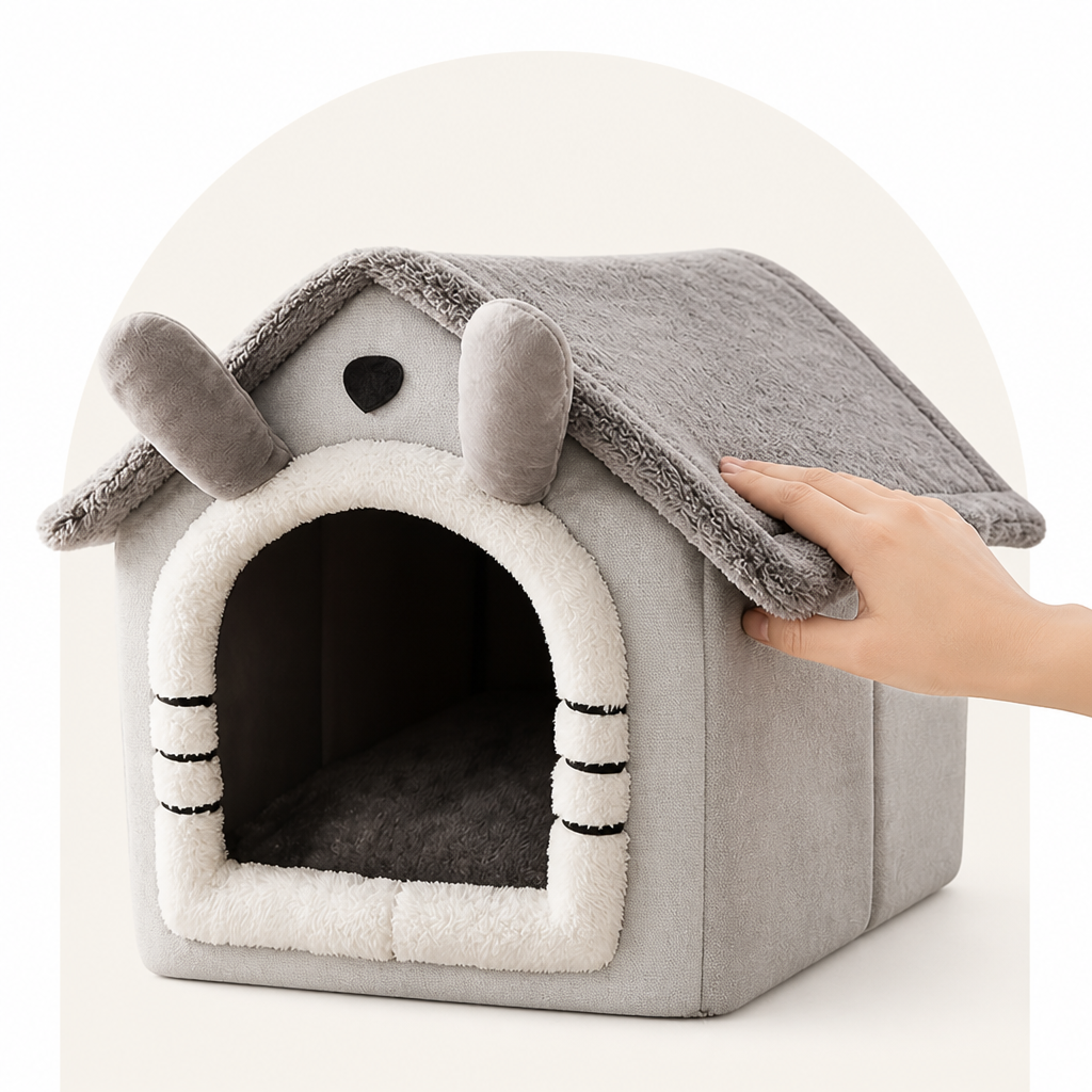 Ortekor Warm Insulated & Washable Cave Bed (Detachable Cover)
