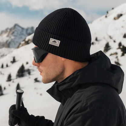 Convertible Winter Beanie with Full Face Coverage for Cold Weather Cycling Hiking Skiing | 2-in-1 Thermal Fleece Balaclava for Men & Women