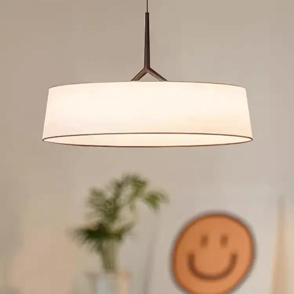 Lámpara de techo LED de metal con cable ajustable, 18 pulgadas de diámetro, para encimera de cocina y comedor