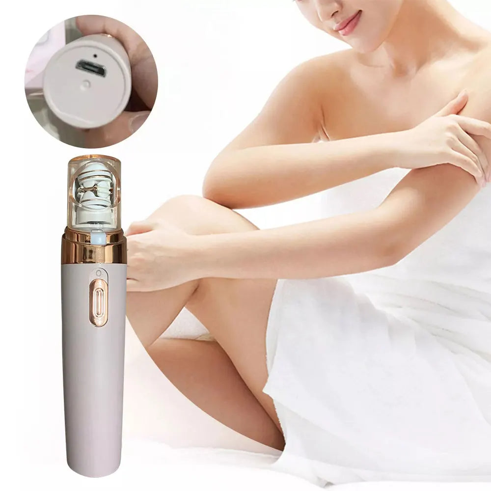 Dual-Mode Electric Hair Remover for Face and Body - USB Rechargeable Epilator for Women - Gentle on Sensitive Skin - Portable Precision