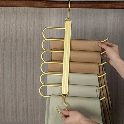 Regal Pant Hanger - Space-Saving Aluminium Alloy, 360° Rotating Design