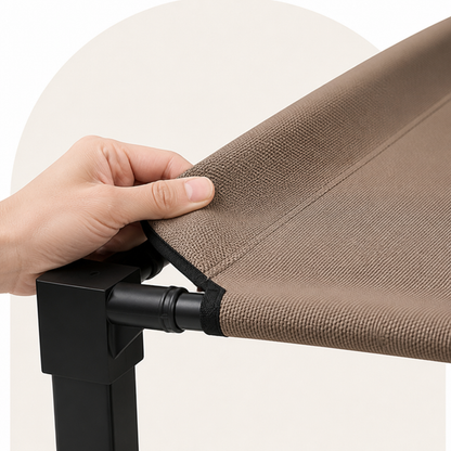 Ortekor Elevated Cooling & Portable Dog Cot (Removable Canopy)