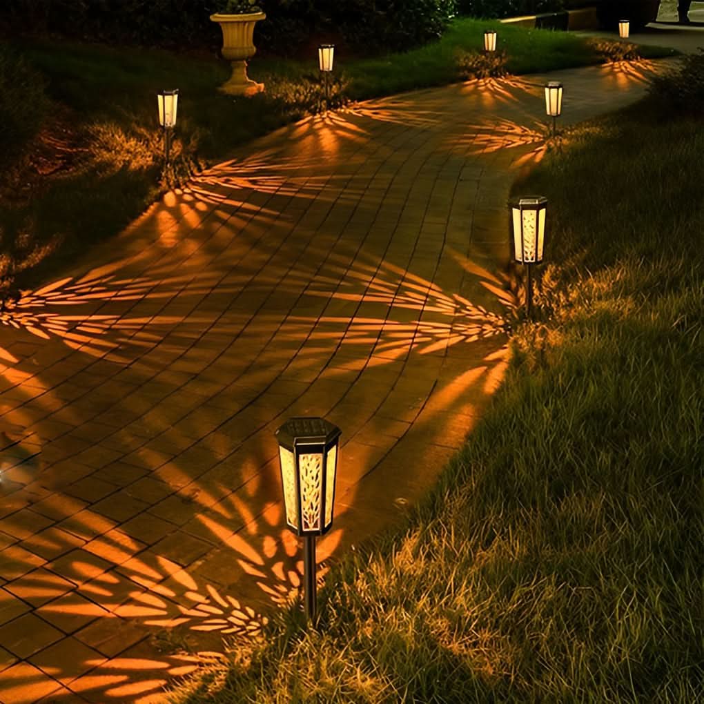 GARDENGLEAM – Lámpara solar para un cálido resplandor nocturno