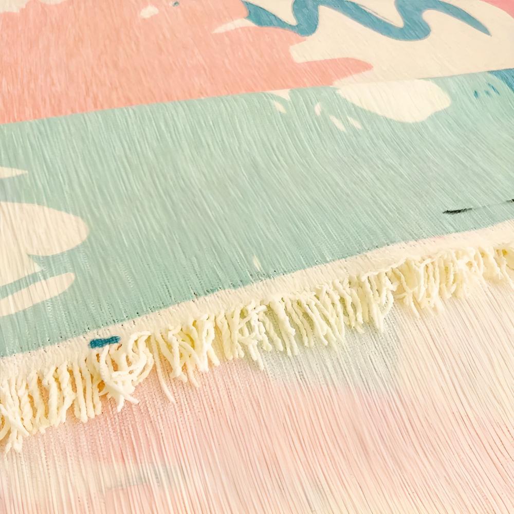 Funda para sofá Waverly - Estampado artístico en tonos pastel, funda resistente a mascotas