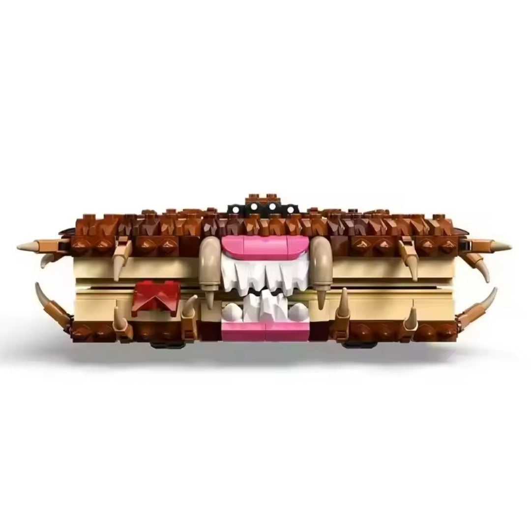 Fantasy Biting Book Building Set – 519-Piece Magical Monster Construction Kit for Display & Collection