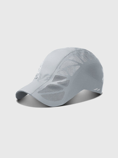 Ventilated Performance Running Hat with Curved Brim for Men & Women – Adjustable Quick-Dry Sport Cap for Jogging, Trail Running & Gym