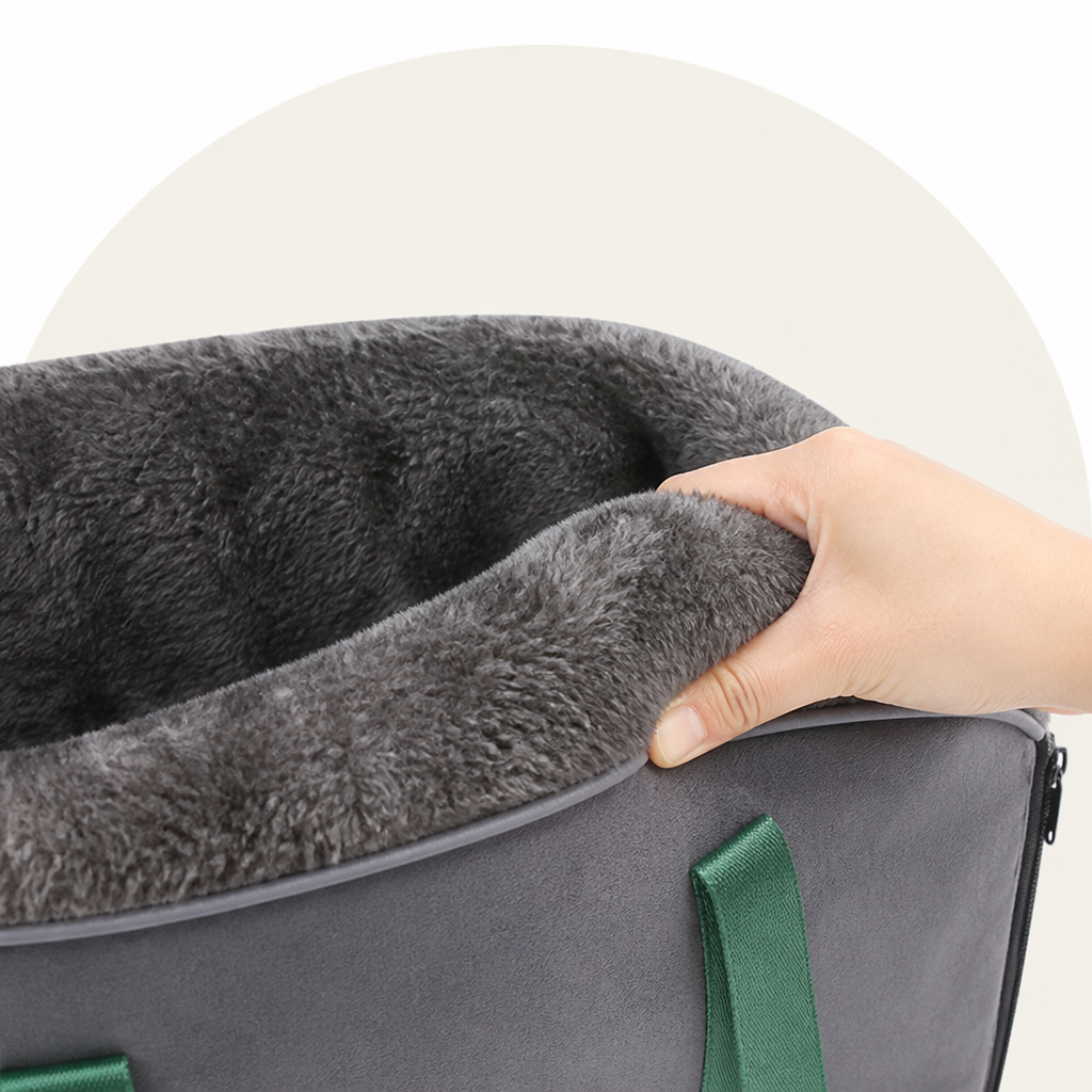 Ortekor Cushioned Nest & Durable Polyester Travel Carrier