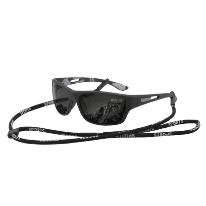 Wraparound Athletic Sunglasses with Polarized UV-Blocking Lenses for Running Cycling Hiking Men Women Outdoor Sports Eyewear
