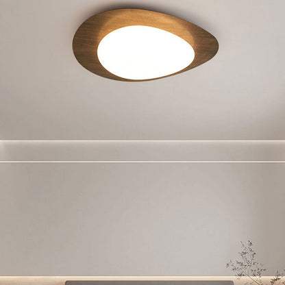 Low-Profile LED Ceiling Fixture with Remote Dimming & Three Color Modes for Bedrooms Hallways Kitchens | Modern Iron Acrylic Overhead Lighti