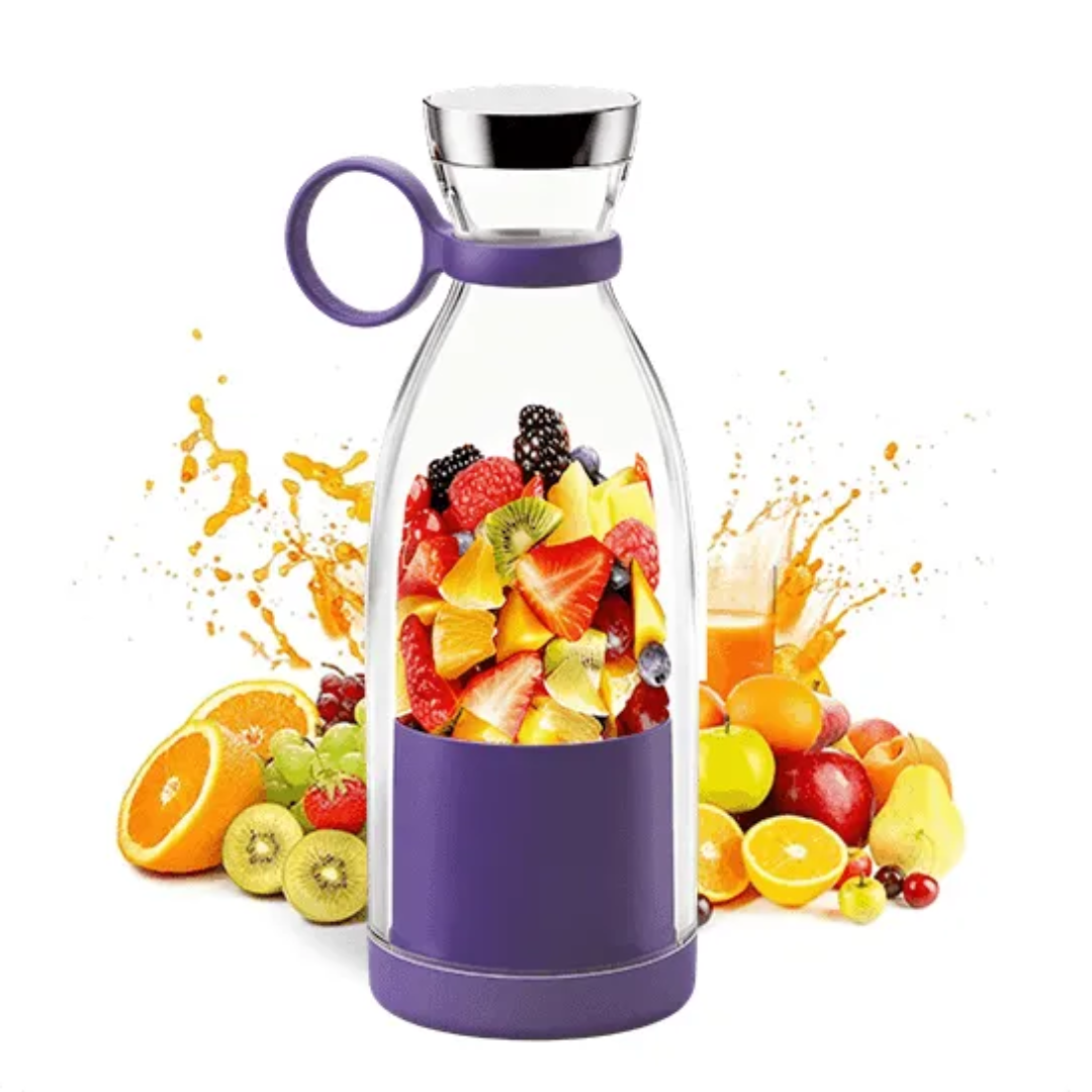 Rechargeable Personal Blender Bottle with USB Charging for Smoothies Shakes & Protein Drinks – Portable Single Serve Blender Mixer Cup for