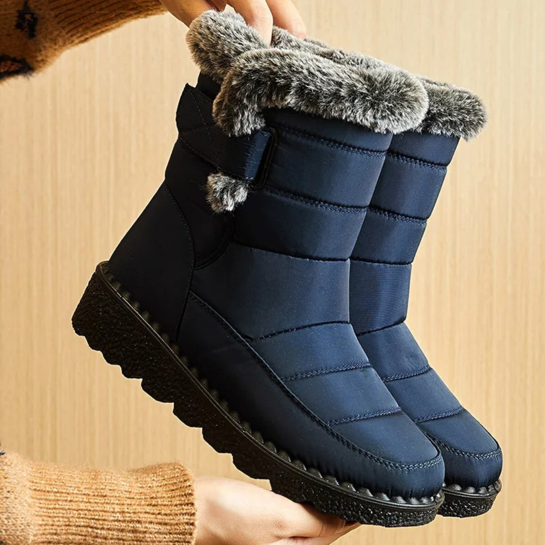 Women's Insulated Snow Boots Waterproof with Plush Lining & Non-Slip Sole for Winter Walking, Everyday Commute & Cold Weather