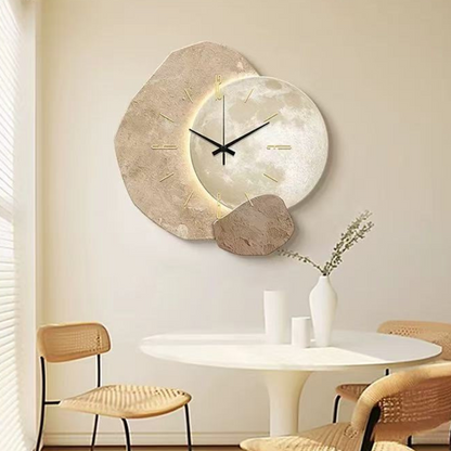 Modern Silent Wall Clock with Clear Numerals for Living Room, Bedroom & Office | Minimalist Round Design