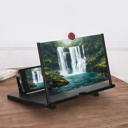Smartphone Screen Magnifier Stand 3X Enlarger for Movies, Gaming & Video Calls HD Mobile Display Enlarger