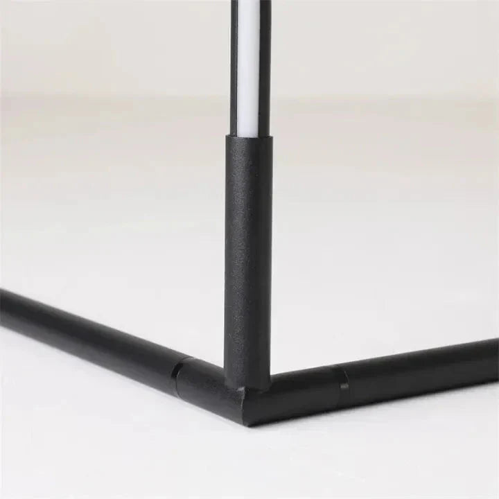 Dimmable LED Corner Floor Lamp with Remote Control Black 56 in Tall | Adjustable Light Temperature for Living Room Bedroom Office | Modern A