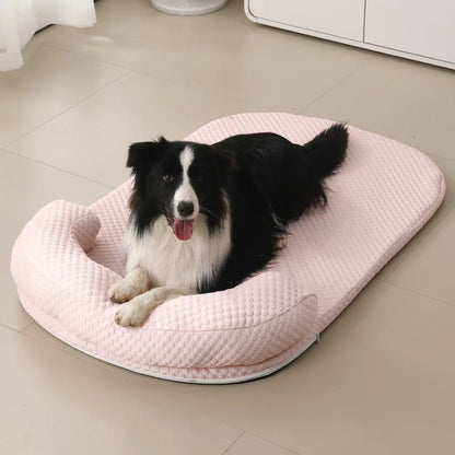 Cooling Pet Mattress | Dog Bed with Breathable Silk Fabric | Comfortable Relief for Hot Days