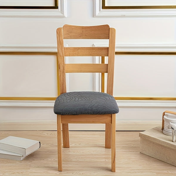 Fundas elásticas elegantes para sillas de comedor en tela jacquard | Protección duradera para comedores modernos