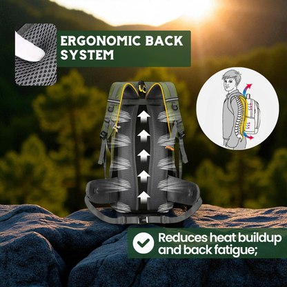 TrailPro | 50L Hiking Backpack with Breathable Back Support | Lightweight Camping Gear for Comfort and Organization