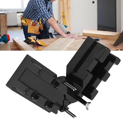 Dual-Function Angle Measuring & Cutting Guide Tool for Precision Miter Cuts | Home Improvement Carpentry Jig with Adjustable Angle Lock