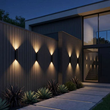 WALLCREST – Outdoor Up-Down Wall Light for Distinctive Exterior Lighting