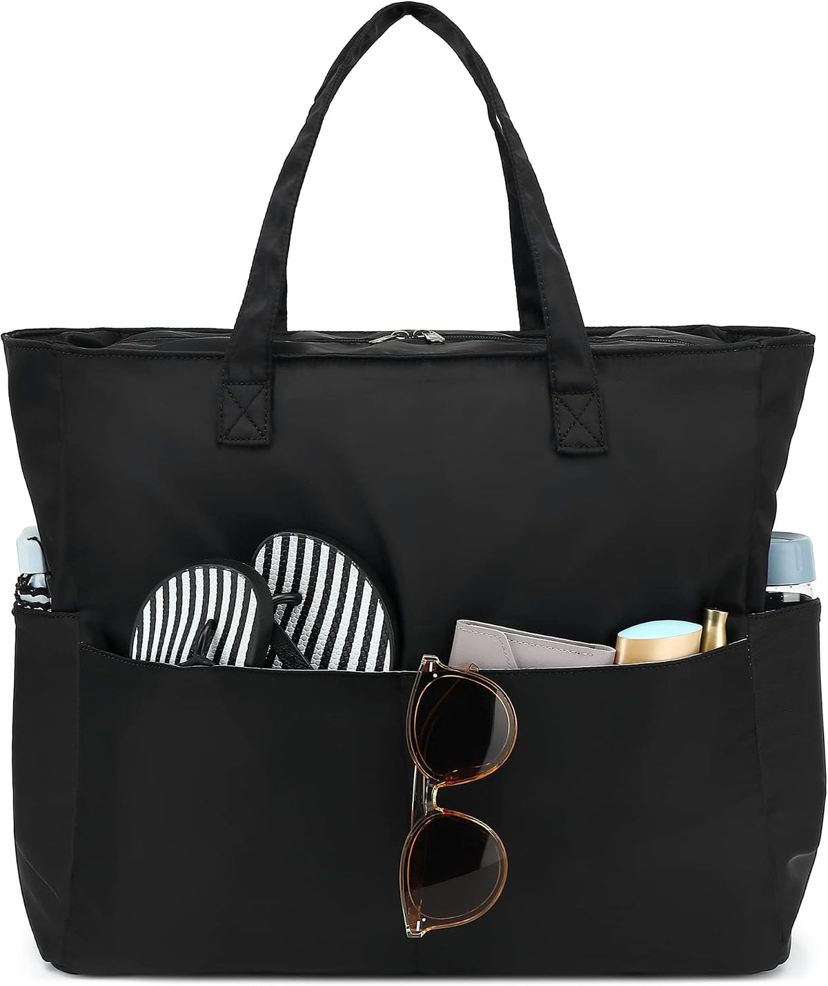 Bolso de playa impermeable Ortekor con compartimento para artículos húmedos | Equipaje de mano extragrande para viajes de fin de semana