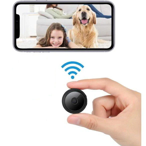 Compact Wireless HD Security Camera with Real-Time Audio & Video Streaming for Home Monitoring
