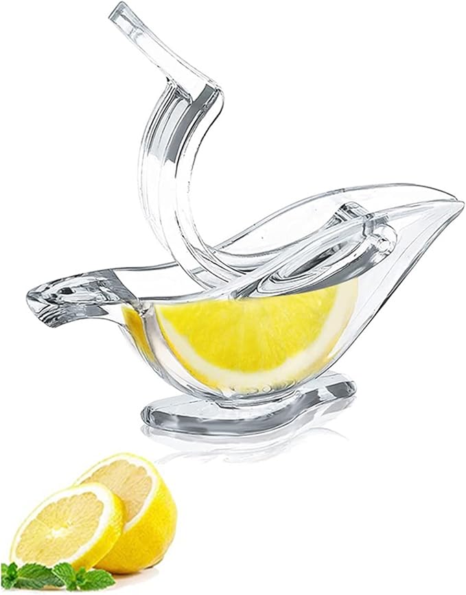 Handheld Citrus Press for Fresh Lemon Lime Orange Juice Kitchen Tool Easy Squeeze No Mess Beverage Cocktail Drink Maker Tea Water Fish Salad