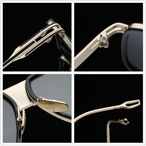Gafas de sol aviador clásicas Ortekor | Gafas de sol para hombre con protección 100% UV | Elegante montura de aleación para una comodidad durante todo el día
