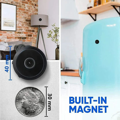 Compact Wireless HD Security Camera with Real-Time Audio & Video Streaming for Home Monitoring