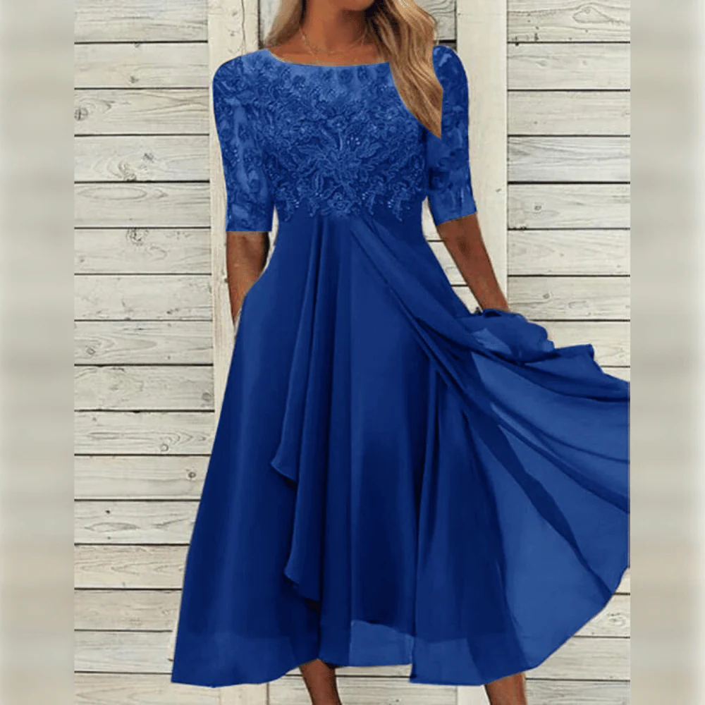 Women's Versatile Occasion Dress – Elegant Long-Sleeve Design for Weddings, Parties & Events in Multiple Colors