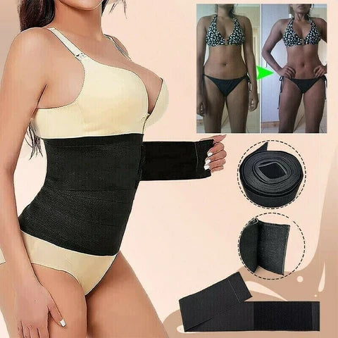 Waist Cincher Wrap Adjustable Breathable One Size