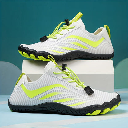 Quick-Dry Water Shoes with Five-Toe Design – Mesh Barefoot Aqua Footwear for Swimming, Hiking & Beach Sports
