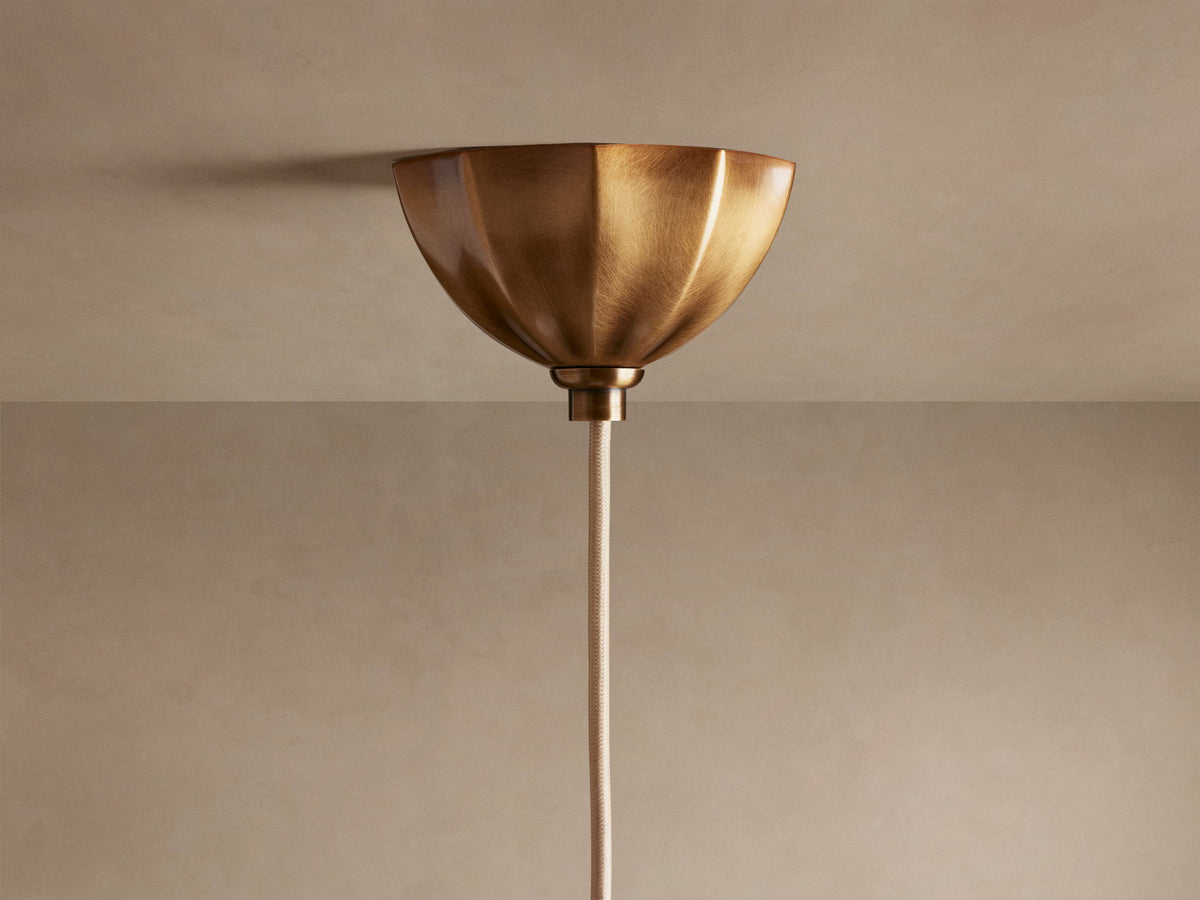 Spherical Glass Ceiling Light Fixture Cream Panel Shade Brass 12 16 20 Inch Hanging Lamp for Dining Room Kitchen Island Living Room