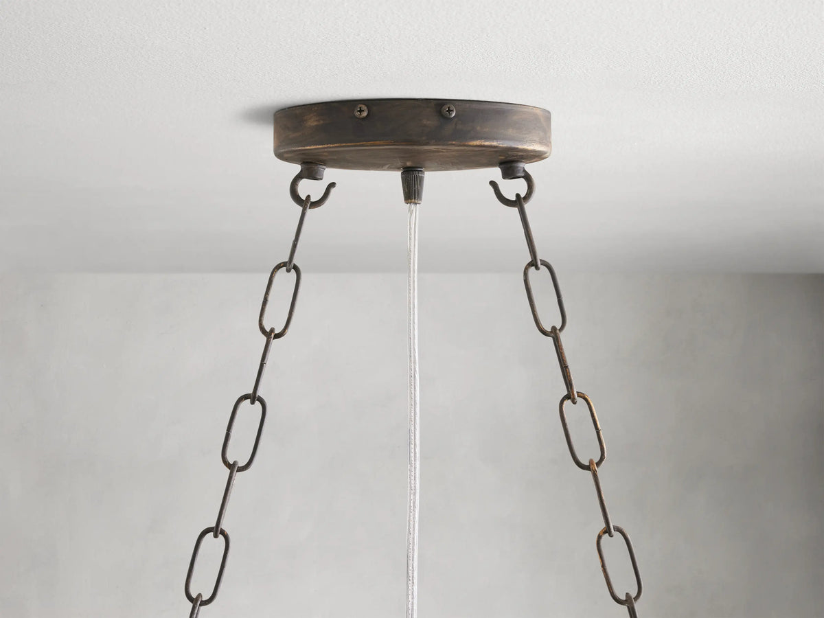 Crystal Branch Chandelier 8-10 Light Linear Fixture for Dining Room Gold Silver Bronze Finish