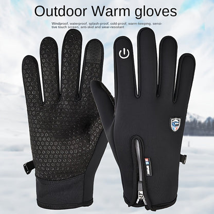 Touchscreen Winter Gloves Waterproof Windproof USB Rechargeable Thermal Heated for Skiing Cycling Driving Outdoor Activities Men Women