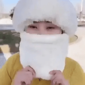 Beanie & Scarf Set Double-Layer Plush Windproof