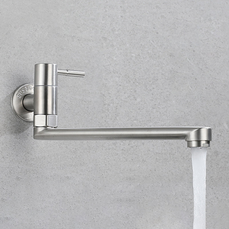 Grifo giratorio de acero inoxidable para montaje en pared – Llenador de ollas monomando para cocina