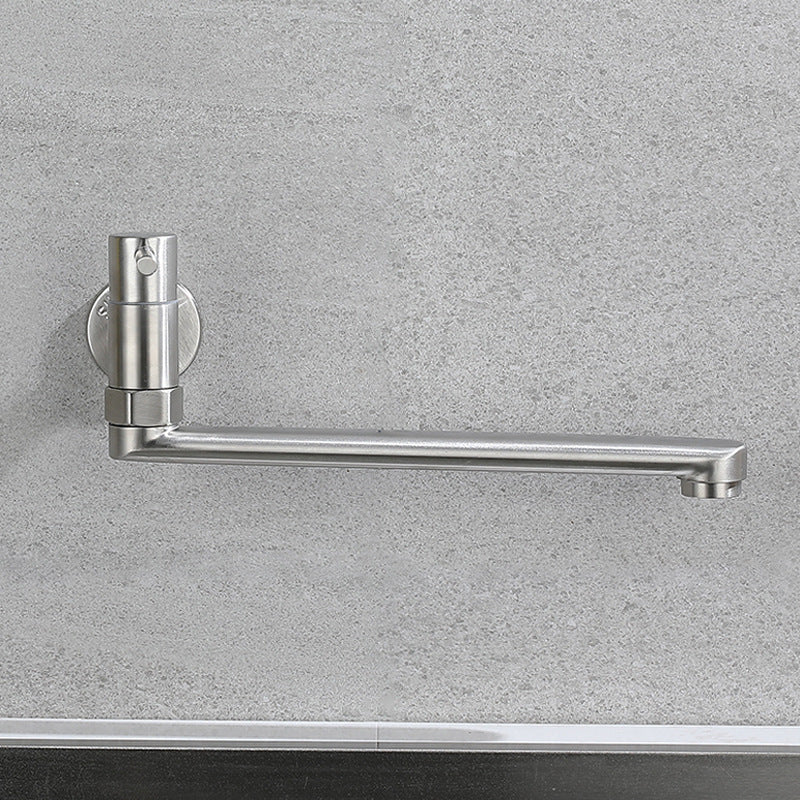 Grifo giratorio de acero inoxidable para montaje en pared – Llenador de ollas monomando para cocina