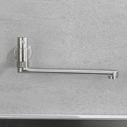 Grifo giratorio de acero inoxidable para montaje en pared – Llenador de ollas monomando para cocina