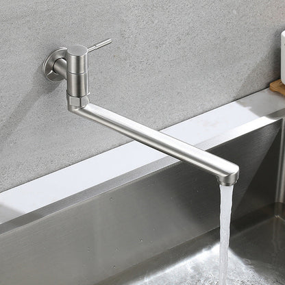 Grifo giratorio de acero inoxidable para montaje en pared – Llenador de ollas monomando para cocina