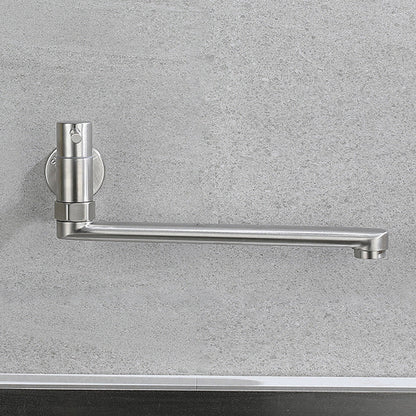 Grifo giratorio de acero inoxidable para montaje en pared – Llenador de ollas monomando para cocina