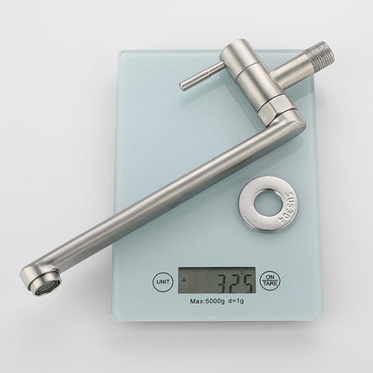 Grifo giratorio de acero inoxidable para montaje en pared – Llenador de ollas monomando para cocina