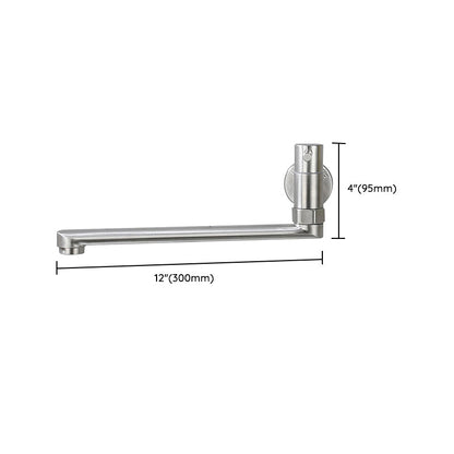 Grifo giratorio de acero inoxidable para montaje en pared – Llenador de ollas monomando para cocina