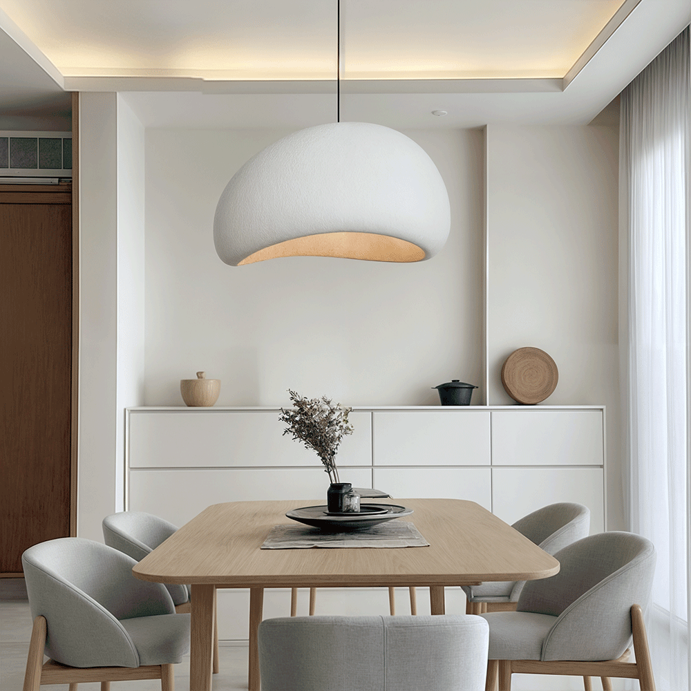 Lámpara de techo tipo domo con cable de altura ajustable, casquillo E27, luminaria regulable para isla de cocina o mesa de comedor