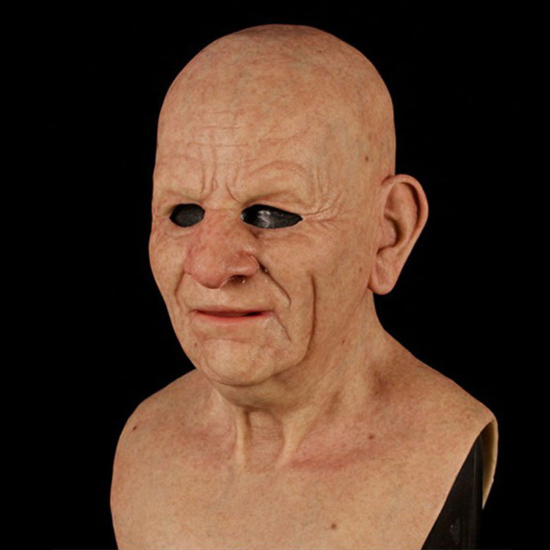 Full Face Character Mask for Adults – Natural Latex Costume Headpiece for Halloween, Theater & Cosplay Events
