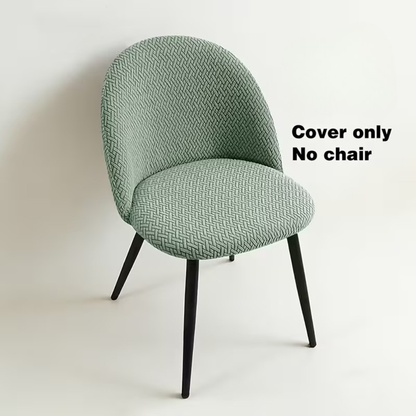 Stretch Dining Chair Slipcovers - Removable Washable Seat Protectors for Kitchen & Dining Room Furniture, Fitted Elastic Chair Covers for