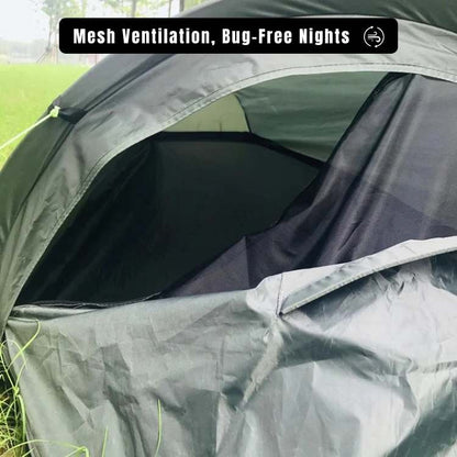 Tienda de campaña para 1 persona, tienda de mochilero ultraligera e impermeable, tienda compacta individual para senderismo y trekking