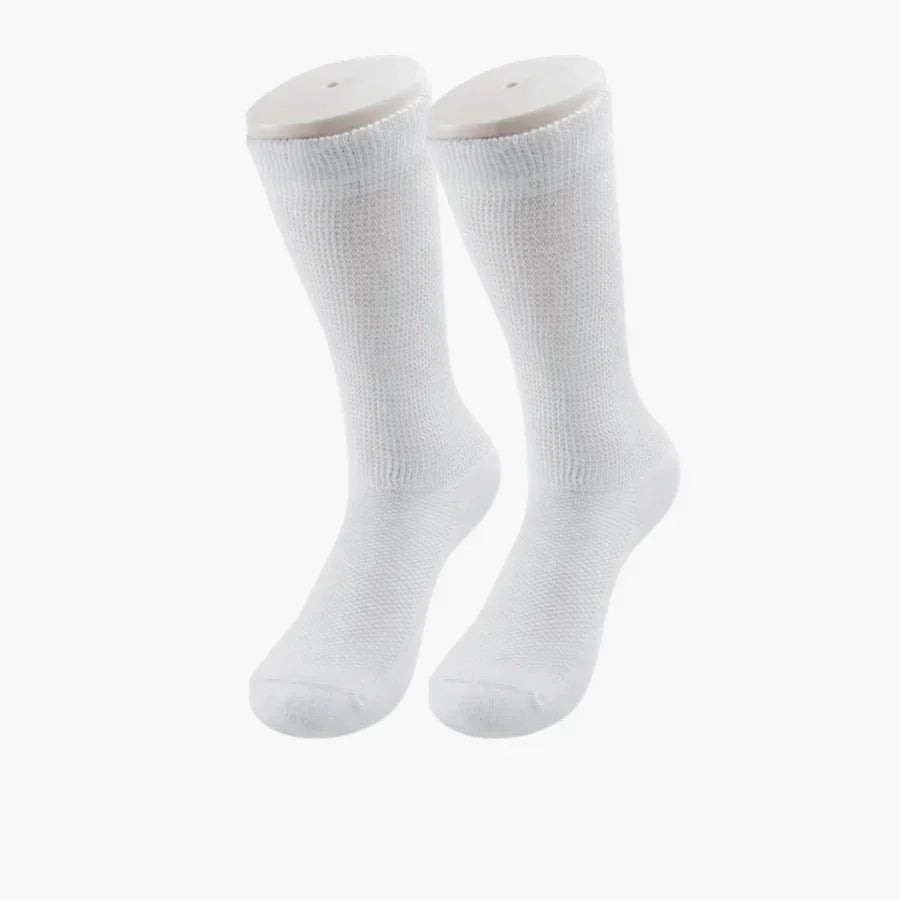 Seamless Diabetic Socks for Neuropathy & Circulation Support – Non-Binding Cushioned Foot Care