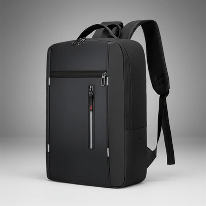 Water-Resistant Laptop Backpack with USB Charging Port for Work & Travel | Business Commuter Daypack with Padded 15.6-Inch Computer Sleeve