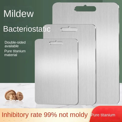 Steel Kitchen Prep Board 13.8×9.8 in Non-Porous Surface Bacteria-Resistant Rolling Cutting Serving Tray for Vegetables Meat Dough Cheese Mul