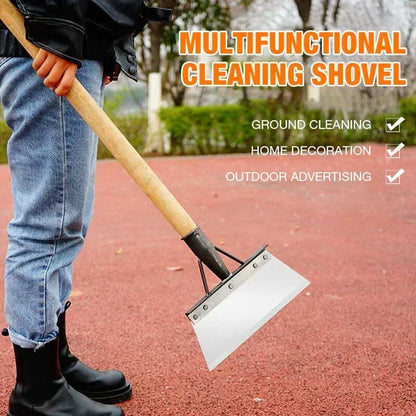 Stand-Up Weed Removal Tool with Adjustable Handle for Yard & Garden – Stainless Steel Blade Scraper